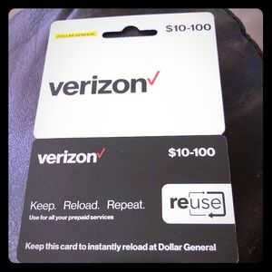 Verizon Wireless Prepaid 100 Card